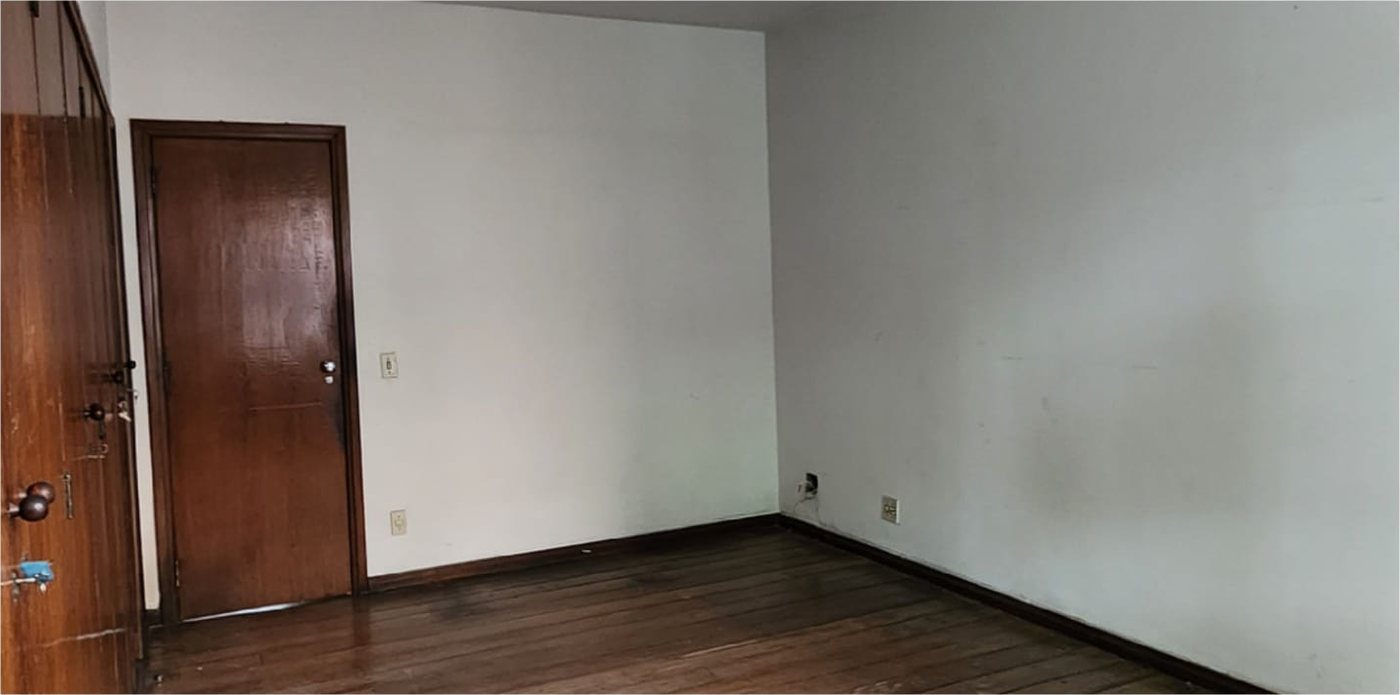 Sala antes da reforma da Morada